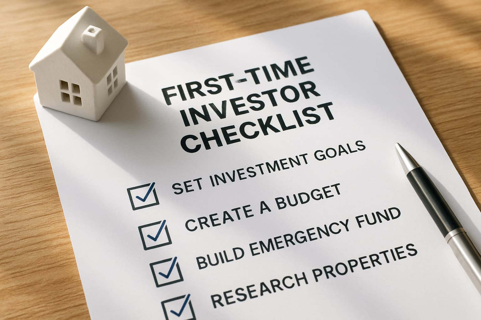 First-Time Investor Checklist